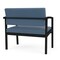 Lesro Lenox Steel Bariatric Chair Metal Frame, Black, MD Titan Upholstery LS1401 - alternate 3